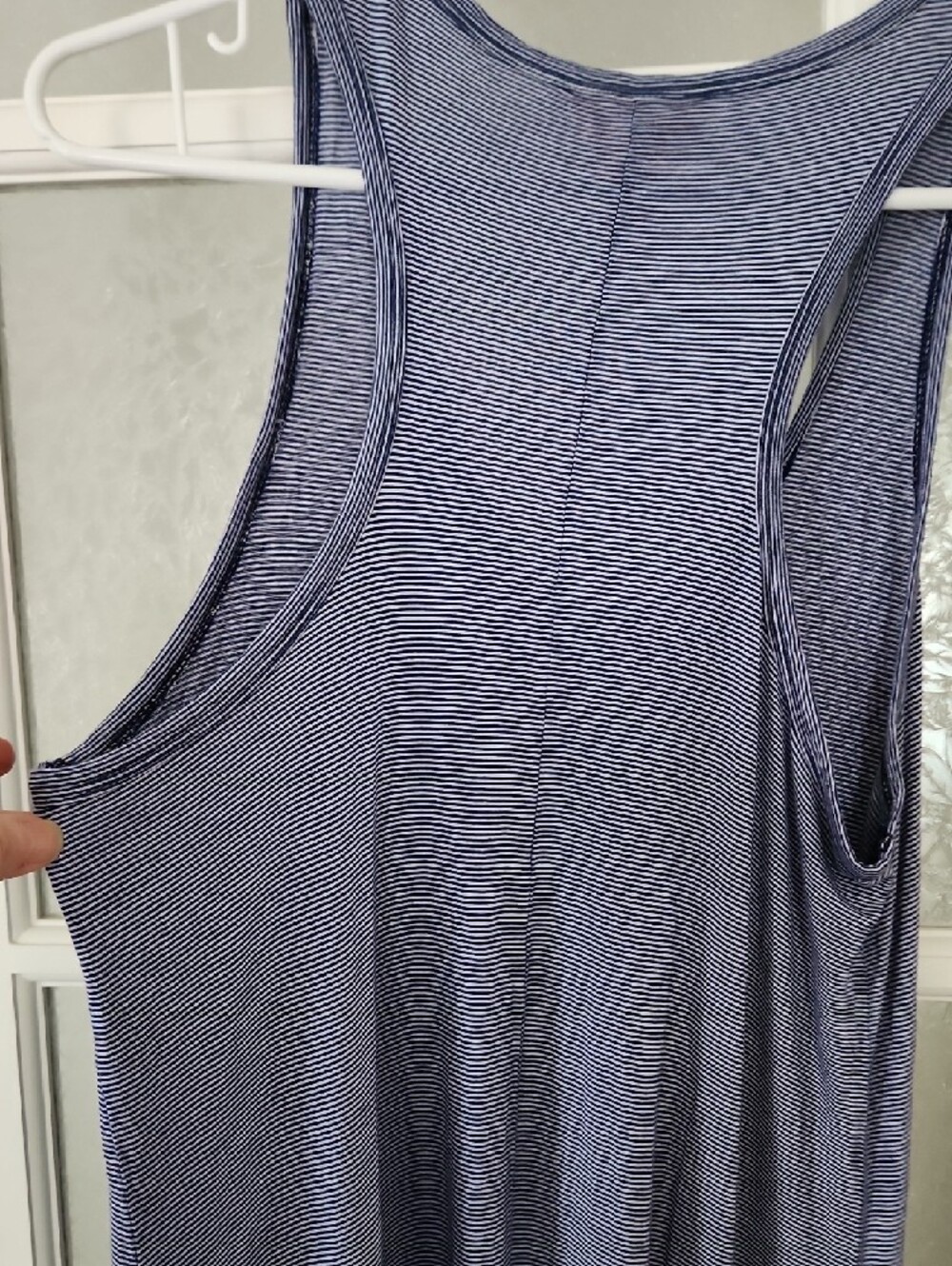 2 for 25***Joe Fresh Navy & White Striped Sleeveless Maxi Dress - Picture 5 of 9